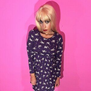 NWT KOHL’S JUMPING BEANS UNICORN RAINBOW ADAPTIVE PURPLE DRESS SIZE 10 GIRLS